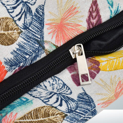 Tropical Multi Color Leaf Shoulder Bag