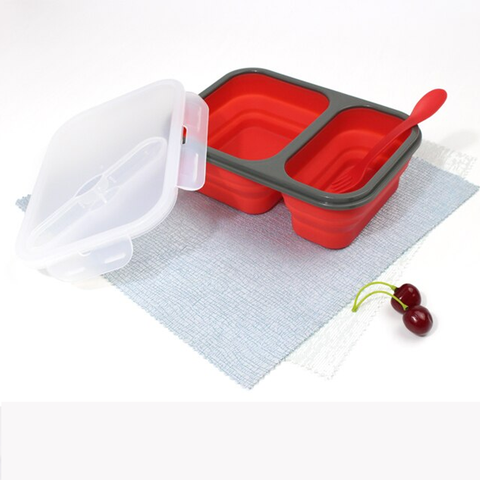 Medium Lunch Box- Silicon Foldable