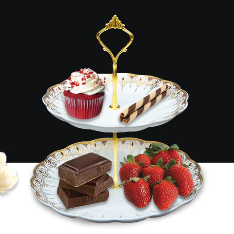Ceramic Two Layer Serving tray