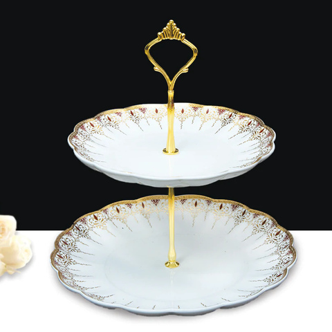 Ceramic Two Layer Serving tray