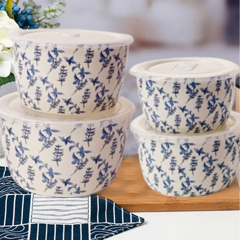 4Pcs Prime Ceramic Sealed Bowls
