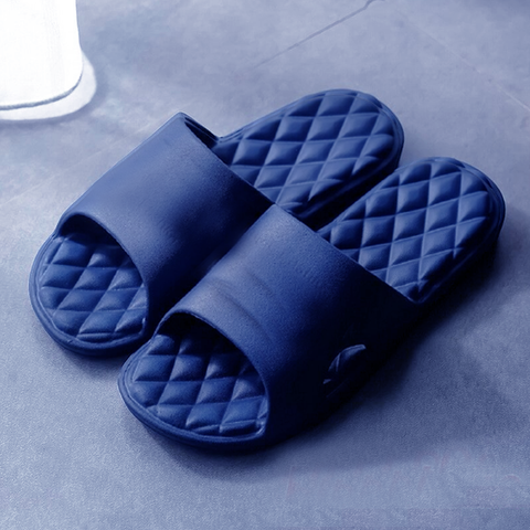 Male Slipper- Comfy Adult Pebble