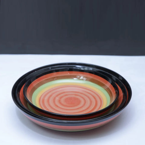 3Pcs Ceramic Platters