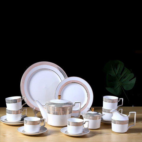 24Pcs Ceramic Royal Artistic Tea Set
