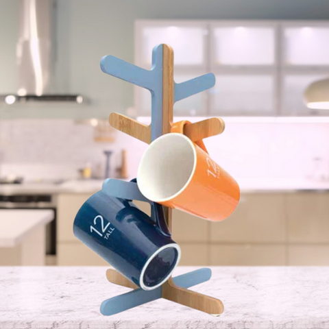 Cup Holder Bamboo Wood