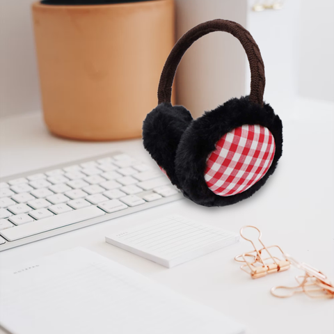 Lady Pure Plush Comfy Warmer Headband Musical Back Earmuffs