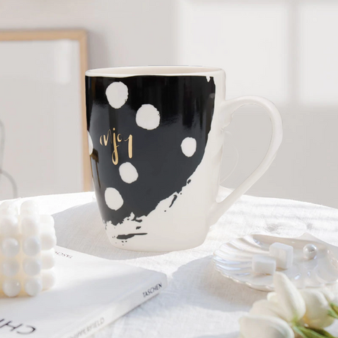 Bone China Dots Mug