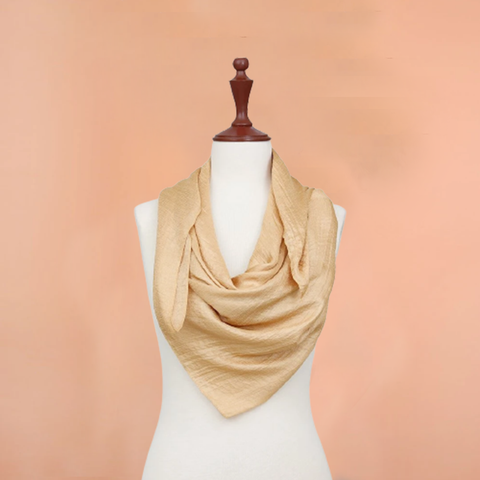 Classic Jewel Chiffon Fabric Plain print Scarves