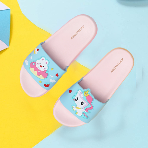 Snug Kitty Cat Design Kids Slipper