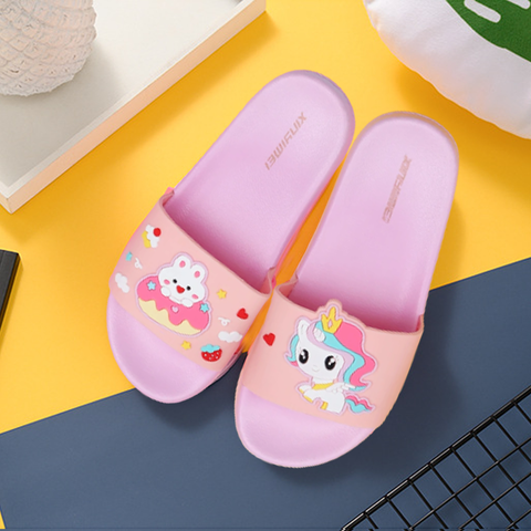 Snug Kitty Cat Design Kids Slipper