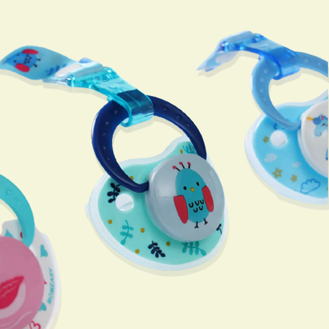 Momeasy Silicone Pacifier With Pacifier Clip