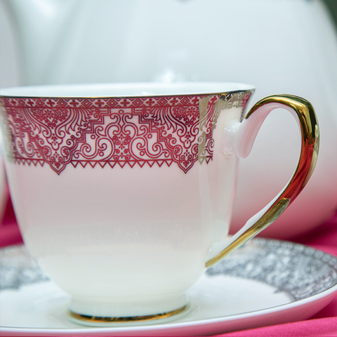 24Pcs Royal Bone China Tea Set