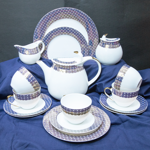 24Pcs Royal Bone China Tea Set
