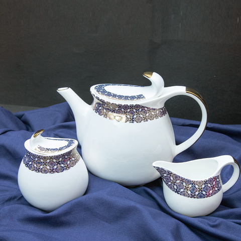 24Pcs Royal Bone China Tea Set