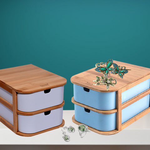 Bamboo Wood Storage Box Tessie And Jessie