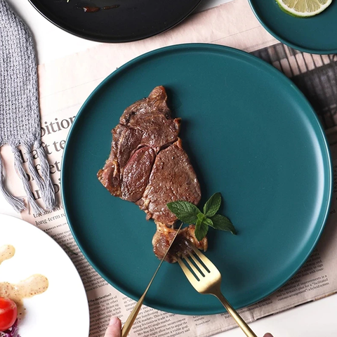 Ceramic Flared Edge Serving Platter