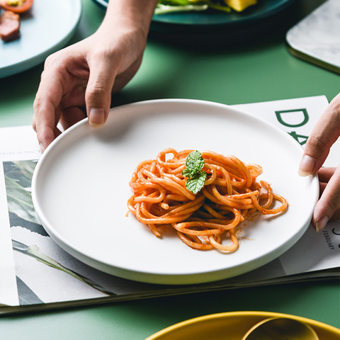 Ceramic Flared Edge Serving Platter