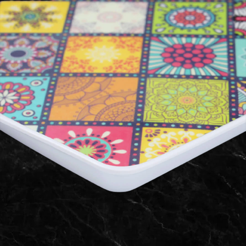 Melamine Serving Tray- Colorful Pattern