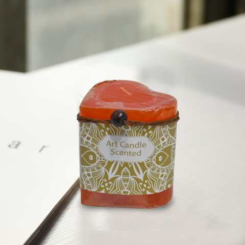 Heart Scented Wax Candle
