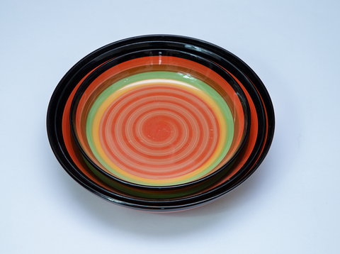 7Pcs Multi Ceramic Bowls And Plates