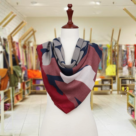 Burgundy Classic Cashmere Scarf