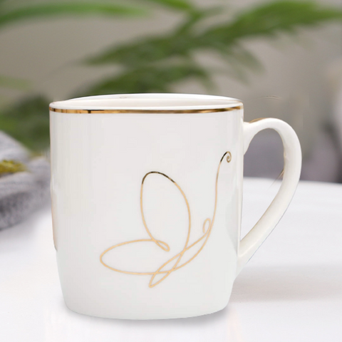 Graphic Bone China Mug