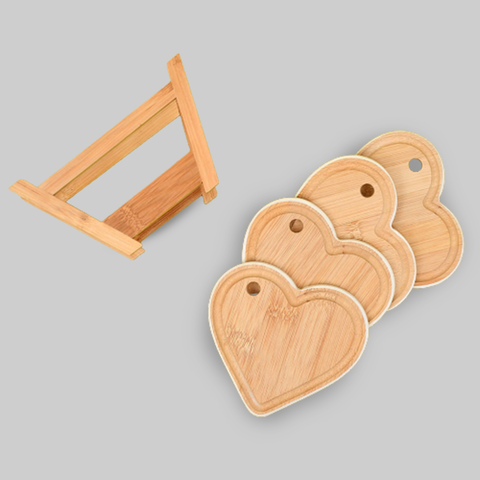 Elegant Bamboo Wooden Coasters