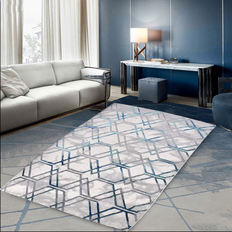 Polygon Thick And Cozy Floor Rug