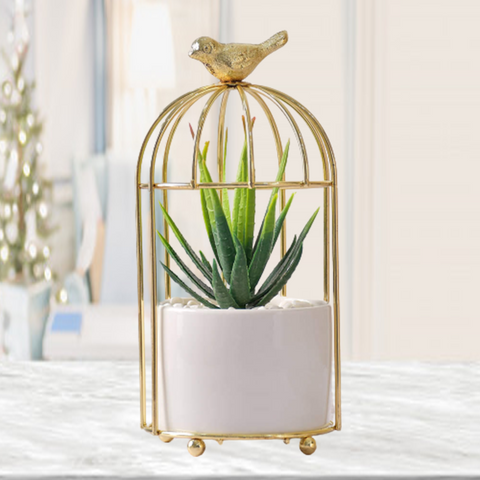 Porcelain Flower Pot With Planter