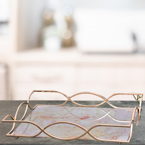 Flamingo Marble Tray