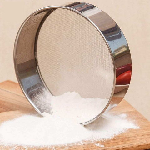 6Pcs Stainless Steel Round Strainer