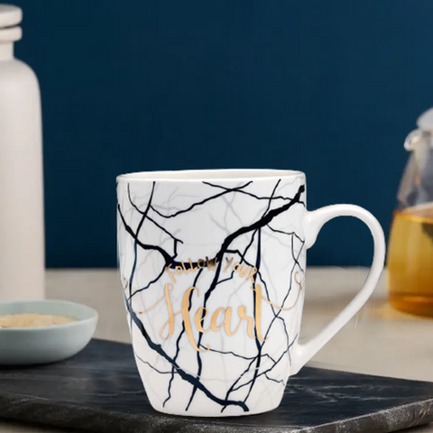 Follow Your Heart Bone China Mug