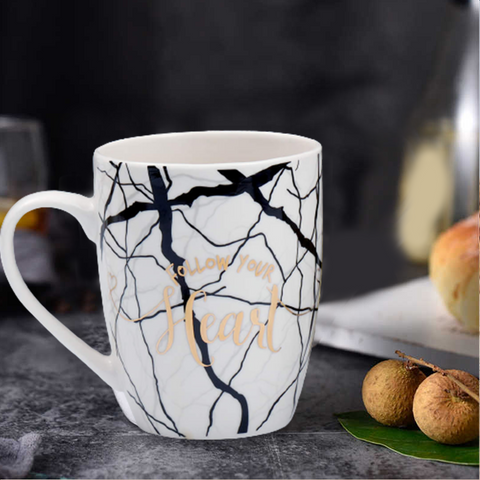 Follow Your Heart Bone China Mug