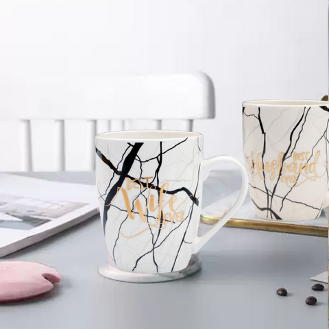 White Bone China Mug