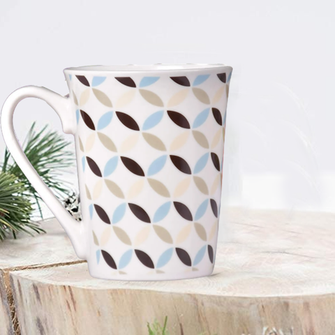 Chocolate Lines Ceramic Mug