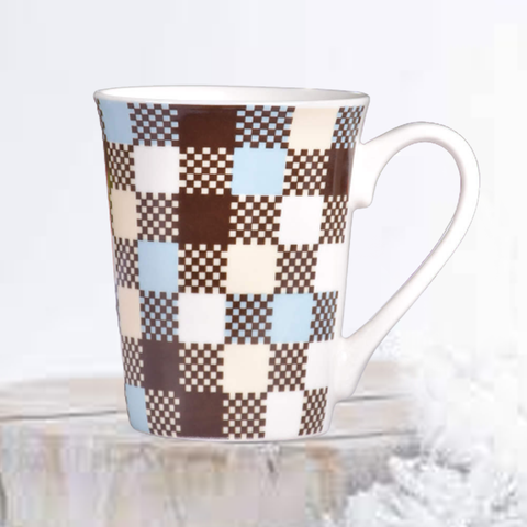 Chocolate Lines Ceramic Mug