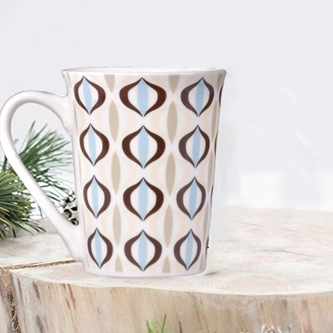 Chocolate Lines Ceramic Mug
