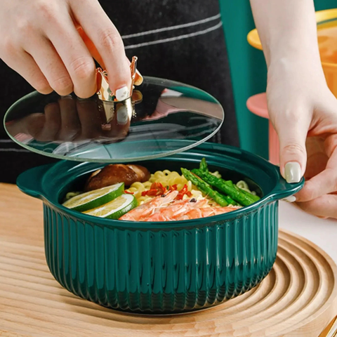 Classic Ceramic Bowl With Lid