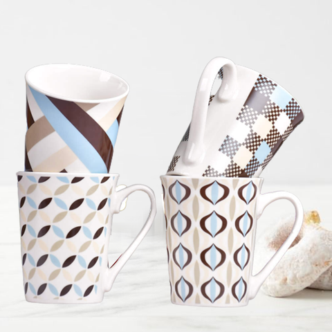 Chocolate Lines Ceramic Mug