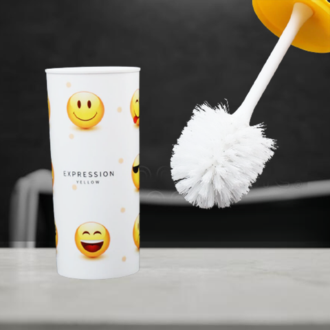 7Pcs Emoji Style Plasticware Bath Set