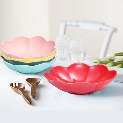 Solid Pastel Ceramic Serving Bowl