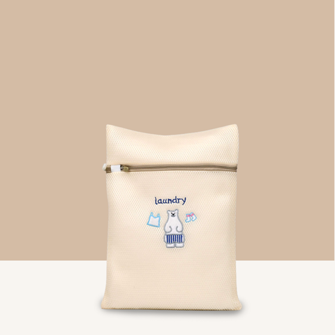 Travel Organizer Cream Laundry Bag