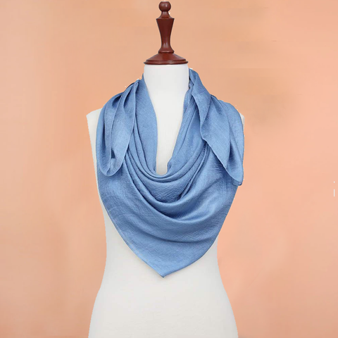 Classic Jewel Chiffon Fabric Plain print Scarves
