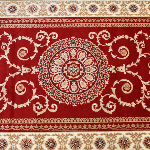 Crimson Red Thick And Cozy Floor Rug