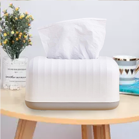 White Tissue Box- Classic Design