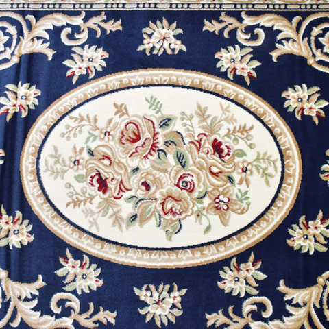 Royal Blue Thick And Cozy Floor Rug
