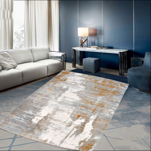 Grey Graffiti Thick And Cozy Floor Rug