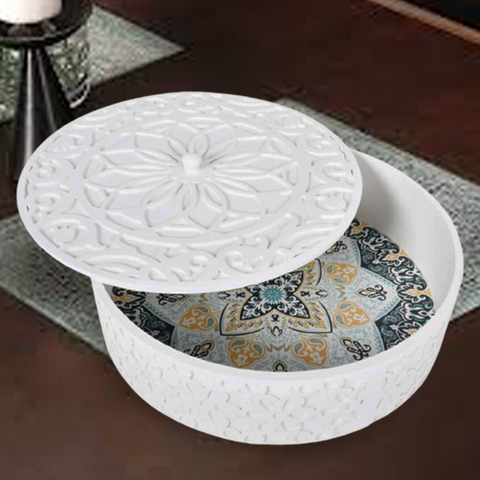 Multicolor Design Round Hot Pot