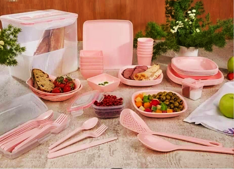 60Pcs Picnic Serveware Set