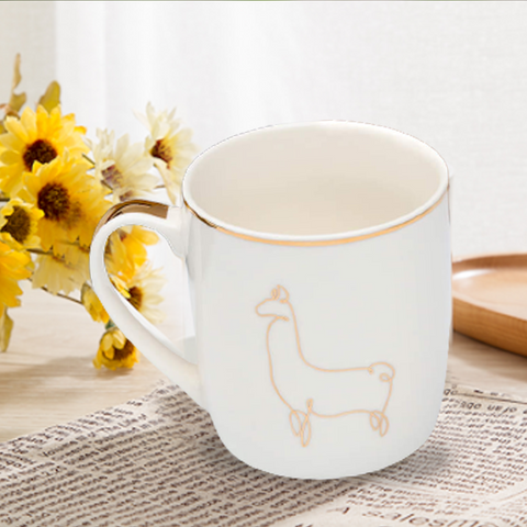 Graphic Bone China Mug